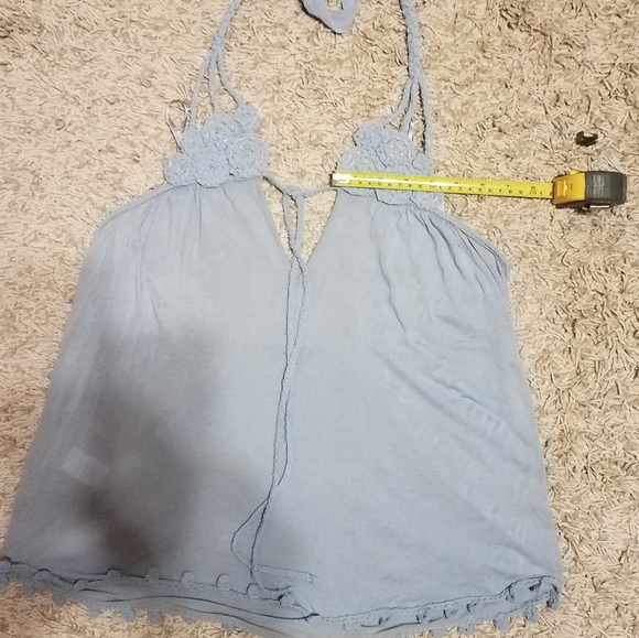 BCBG blue halter top L - Picture 8 of 12